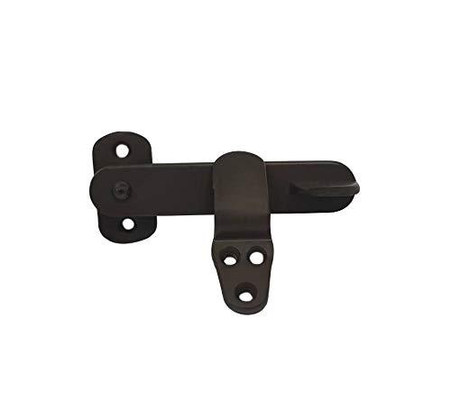 QCAA Solid Cast Brass Flip Latch Lock for Sliding Cabinet Shed Door, 4", Oil Rubbed Bronze US10B, 2 Pack ORB - NewNest Australia