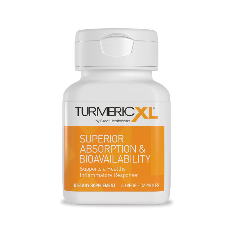 TurmericXL Joint Support & Healthy Inflammatory Response - Delivers 45x More Curcumin - High Absorption - Gluten-Free – 250mg, 30 Veggie Capsules - NewNest Australia