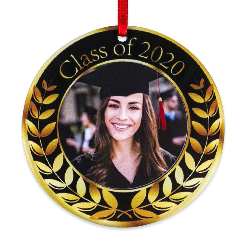 NewNest Australia - FaCraft Personalized Graduation Ornament,3" School Graduation Ornament Gift Idea Holiday Keepsake 