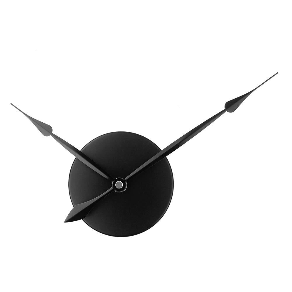 NewNest Australia - Timelike 3D Clock Hands, DIY Large Clock Movement Mechanism, 3D Wall Clocks Quartz Clock Accessories for Home Art Decoration Black 