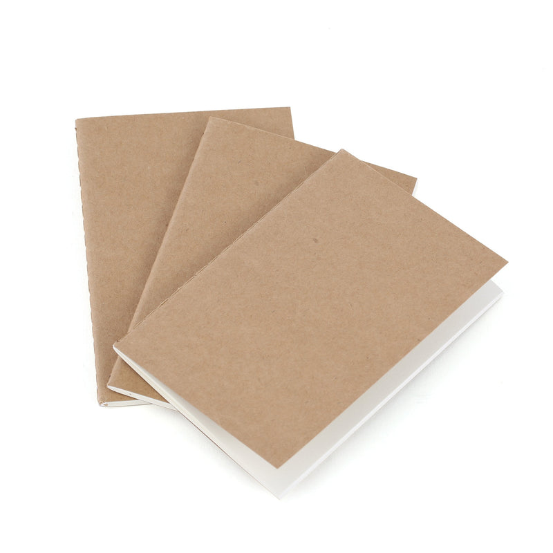 Wanderings A6 Dotted Travelers Notebook Inserts - Journal Inserts for A6 Travel Journal - Set of 3 Journal Refills For Leather Travel Journals, Memos, Writing, Diaries 10.5x15cm, 4.1x5.8" (A6) - NewNest Australia