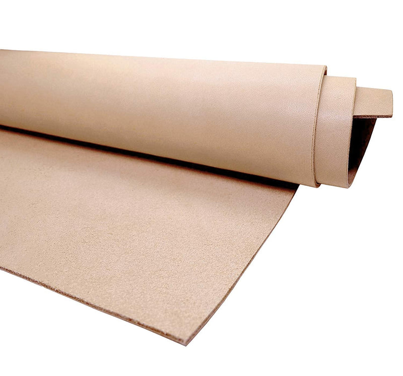 Muse Craft Flawless 2PCS 12''X12'' Vegetable Tanned Leather 5-6oz Precut| Import A Grade Tooling Leather Hide 1.9-2.3mm| Full grain Vegetable Tanned Leather for Carving, Molding, Dyeing(2PCS12''x12'') 2PCS 12''x 12'' - NewNest Australia