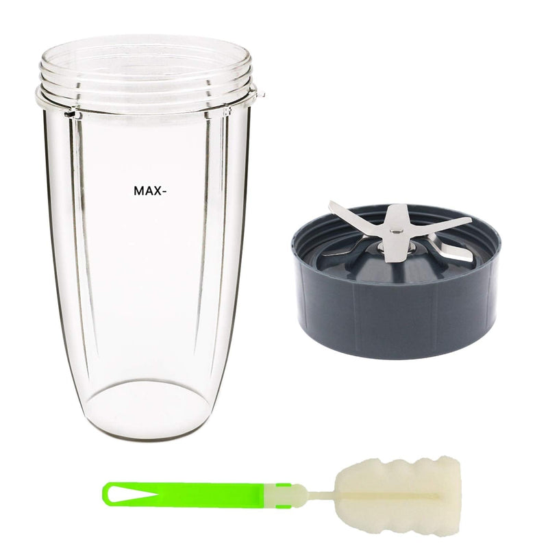 Tanzfrosch 32oz Cup and Extractor Blade Replacement Parts Blender Accessories Compatible with Nutribullet 600W/900W Models 2 - NewNest Australia