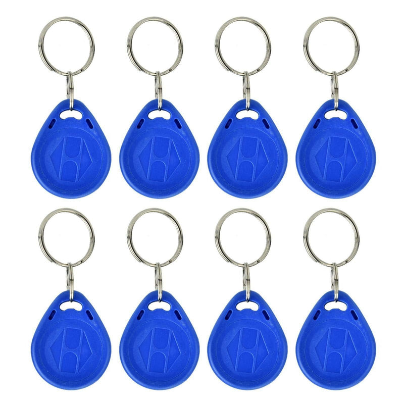 100 Pcs 125KHz RFID Key Fob Proximity ID IC Card Token Tag Keypad Card Keychains RFID Proximity Card Key for Access Control(ID) - NewNest Australia