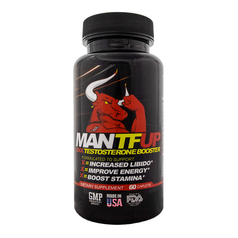 Dynamism Labs MANTFUP Testosterone Booster for Men | Natural Enhancement to Boost Sexual Health, Libido, Stamina & Energy | Vegan with Horny Goat Weed | Made in USA (1 Month Supply, 60 Caplets) - NewNest Australia