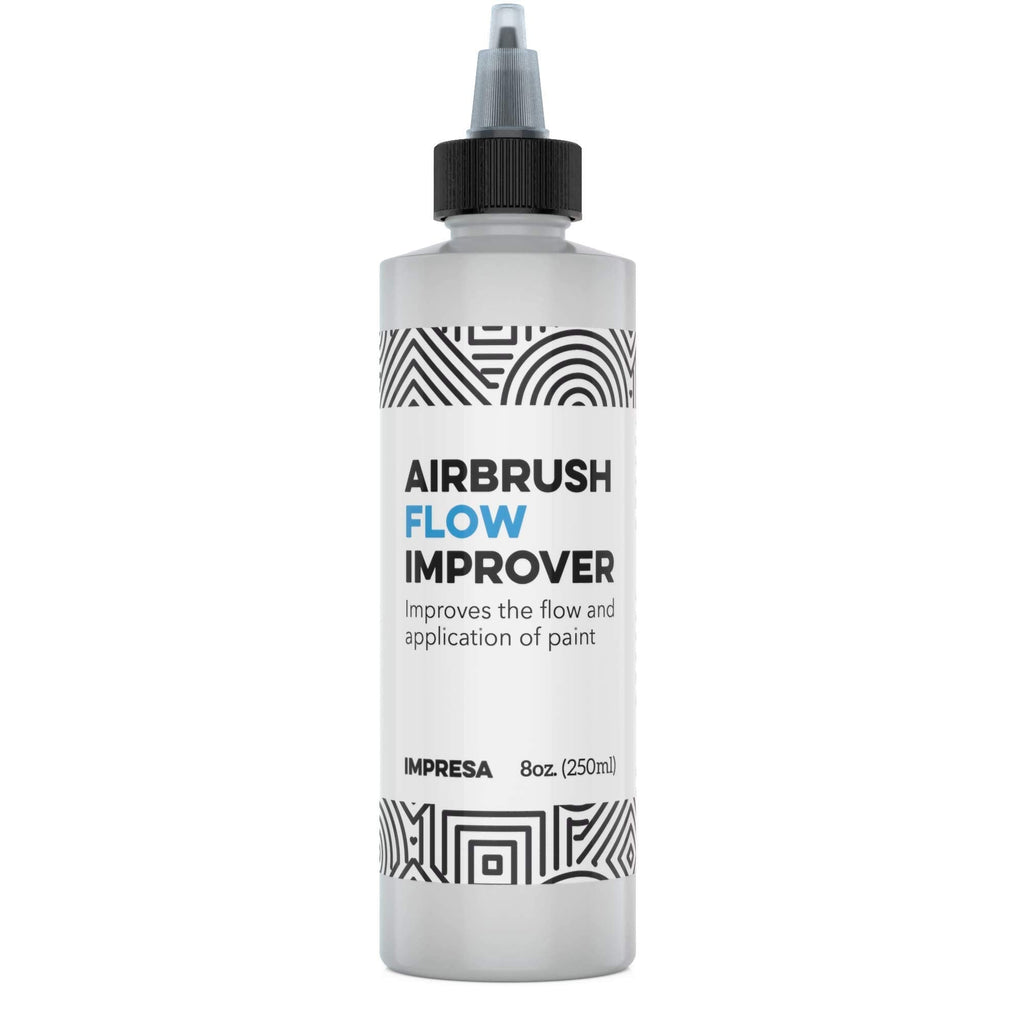 Airbrush Flow Improver Paint Set 8oz (250 ml) Reduce Clogs & Dry Needle Tips Made in USA by Impresa - NewNest Australia