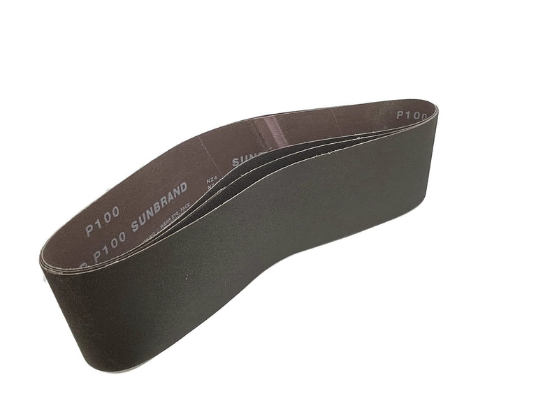 Sungold Abrasives Industrial X-Weight Aluminum Oxide 220 Grit Sanding Belts (3/Box), 6 in. x 48 in. - NewNest Australia