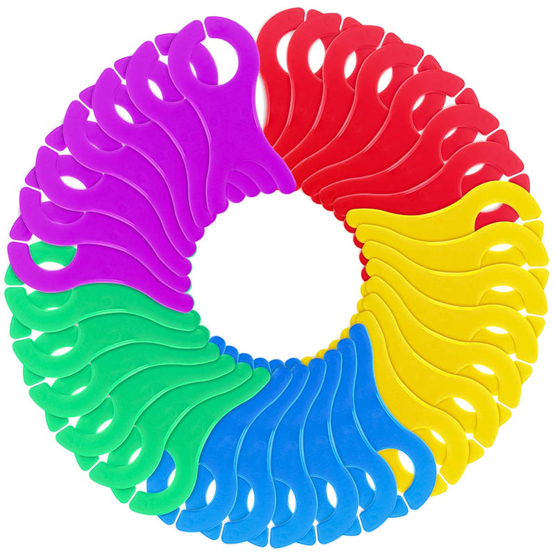 butterfunny 40 Pieces Large Yarn Bobbins Spool Thread Knitting Sewing Crochet Weave Winder Tool Cross Stitch Bobbin Organizer Thread Holder (5 Colors) - NewNest Australia