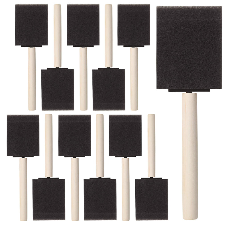 Bates- Foam Paint Brushes, 16pcs, 2 Inch, Sponge Brushes, Sponge Paint Brush, Foam Brushes, Foam Brushes for Painting, Foam Brushes for Staining, Paint Sponges, Foam Sponge Brush - NewNest Australia