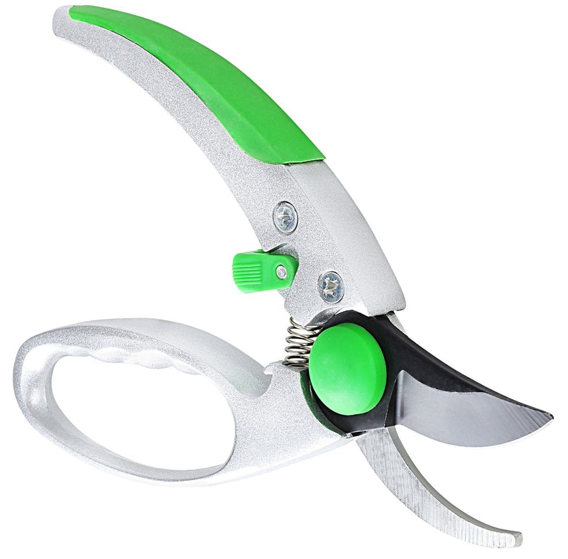 WilFiks Garden Pruning Shears - 8" Classic Bypass Hand Pruner - Secateurs Steel Gardening Scissors with Comfortable Handle and Shock Absorbing Spring - Branch, Stem and Tree Trimmer Hand Tool - NewNest Australia