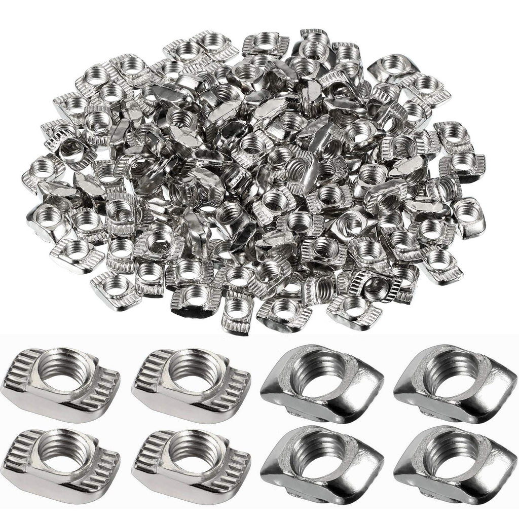 150 Pieces 2020 Series T Nuts T-Slot Nut Hammer Head Fastener -Plated Carbon Steel Sliding T Nuts for Aluminum Profile (M5) M5 - NewNest Australia