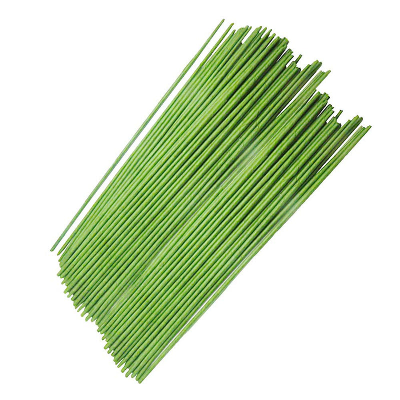 100PCS 18Ga Floral Stem Wires,Green Crafting Floral Stem Wire for DIY Crafts and Flower Arrangement 14 Inches - NewNest Australia