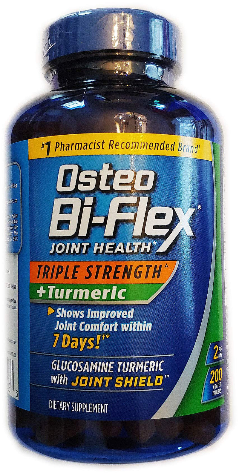 Osteo Bi-Flex, Triple Strength + Turmeric, 200 Tablets, with Glucosamine HCI and Turmeric Curcumin, Joint Supplement for Men and Women - NewNest Australia