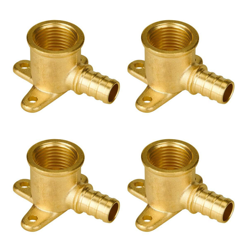 SUNGATOR PEX 1/2 Inch by 1/2 Inch Female NPT Drop Ear Elbow, from PEX to Threaded Pipe (4-Pack) - NewNest Australia
