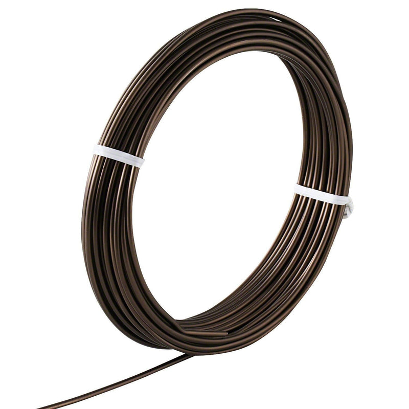 Hanafubuki Wazakura Japanese Bonsai Training Wire 4.0mm, Brown Anodized Coating Aluminum Made in Japan 150g - 9.5Ft(2.9m) 4.0mm 4.0 Millimeters - NewNest Australia