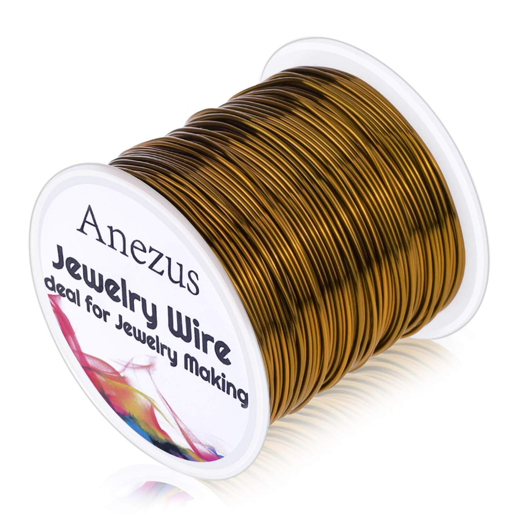 20 Gauge Jewelry Wire, Anezus Craft Wire Tarnish Resistant Copper Beading Wire for Jewelry Making Supplies and Crafting (Antique Bronze) Antique Bronze - NewNest Australia