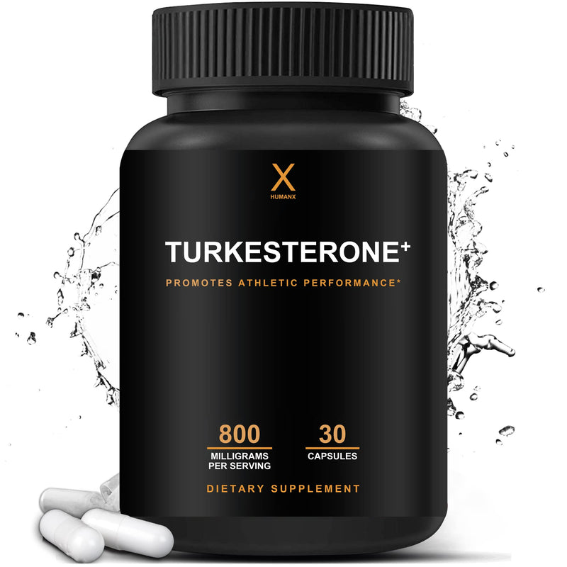 Turkesterone+ 800mg - (Similar to Ecdysterone) for Muscular Development - Natural Anabolic - Dynamic Athletic Performance - Non GMO, Vegan - Turkesterone Supplement - By Humanx - NewNest Australia
