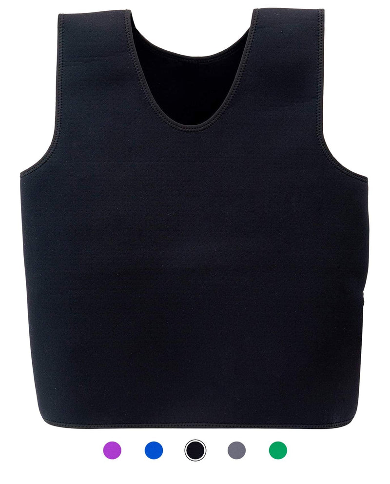Special Supplies Sensory Compression Vest Deep Pressure Comfort for Autism, Hyperactivity, Mood Processing Disorders, Breathable, Form-Fitting, Kids and Adults (Black, X-Small 14x24 inches) Black X-Small (Pack of 1) - NewNest Australia