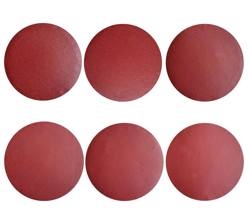 60 PCS 6-Inch NO-Hole PSA Aluminum Oxide Self Stick Sanding Disc of 80 120 180 240 320 400 Grits 6 inch - NewNest Australia