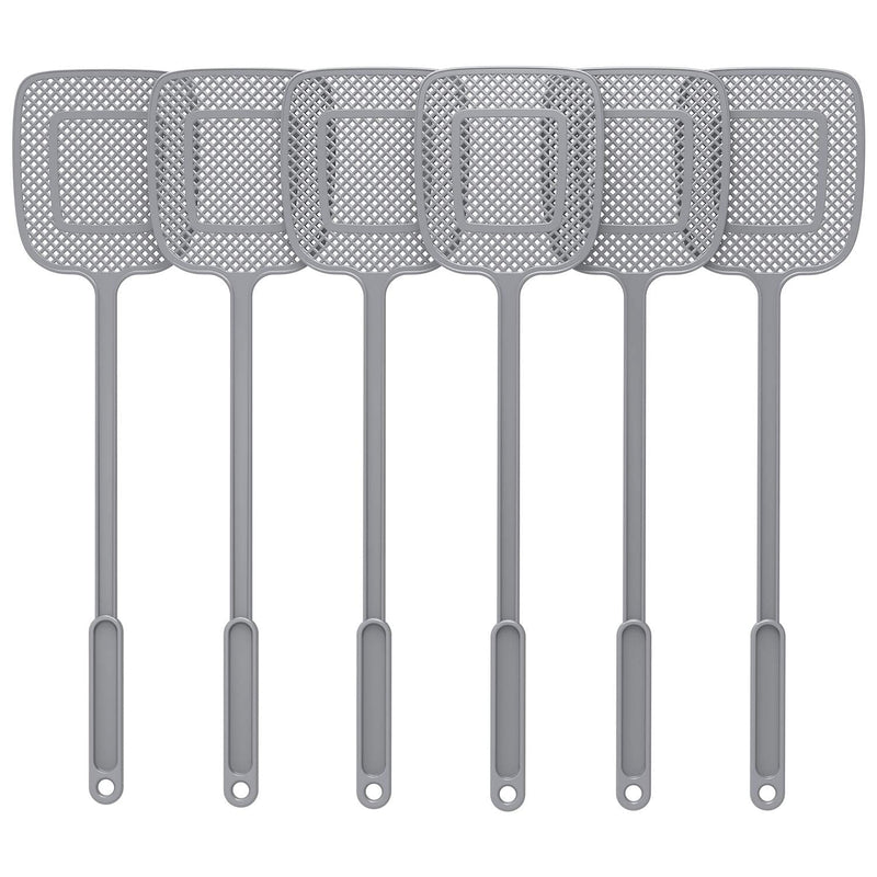 MR.SIGA Heavy Duty Long Handle Fly Swatter, Gray, 6 Pack - NewNest Australia