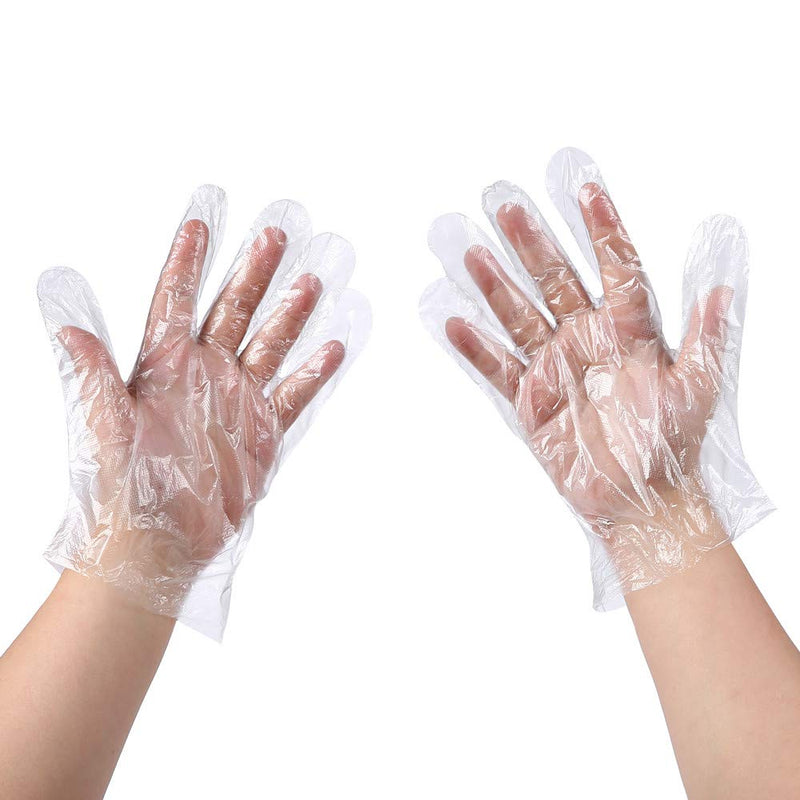 Disposable Food Prep Gloves - 500 Piece Plastic Food Safe Disposable Gloves, Food Handling, One Size Fits Most (500 PCS） - NewNest Australia