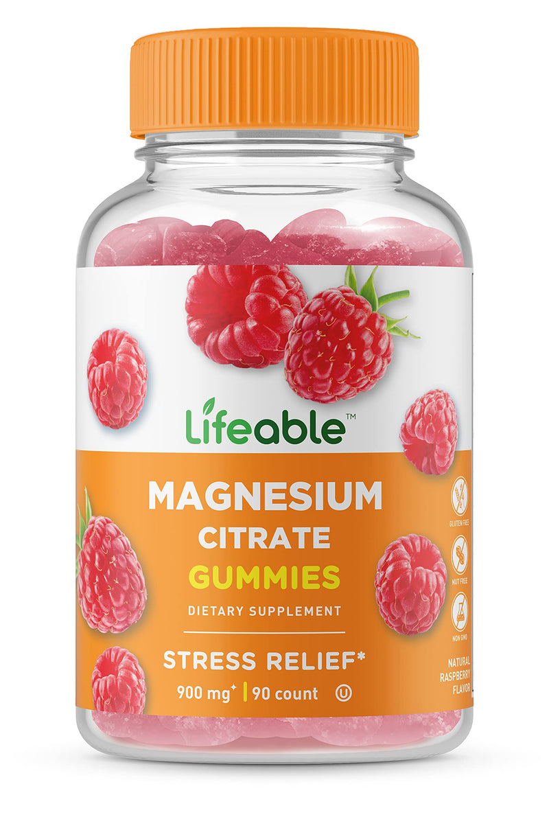 VitaWorks Magnesium Citrate, Great Tasting Natural Flavor Gummy Supplement, Gluten Free Vegetarian GMO-Free Chewable, for Adults Men Women, 90 Gummies - NewNest Australia