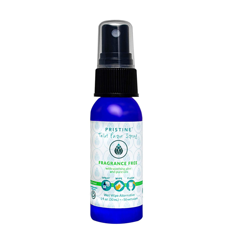 Pristine Toilet Paper Spray: As Seen on Shark Tank, The Planet Friendly, Personal Cleansing Wipe Alternative, Fragrance Free, 1 oz 1 Fl Oz - NewNest Australia