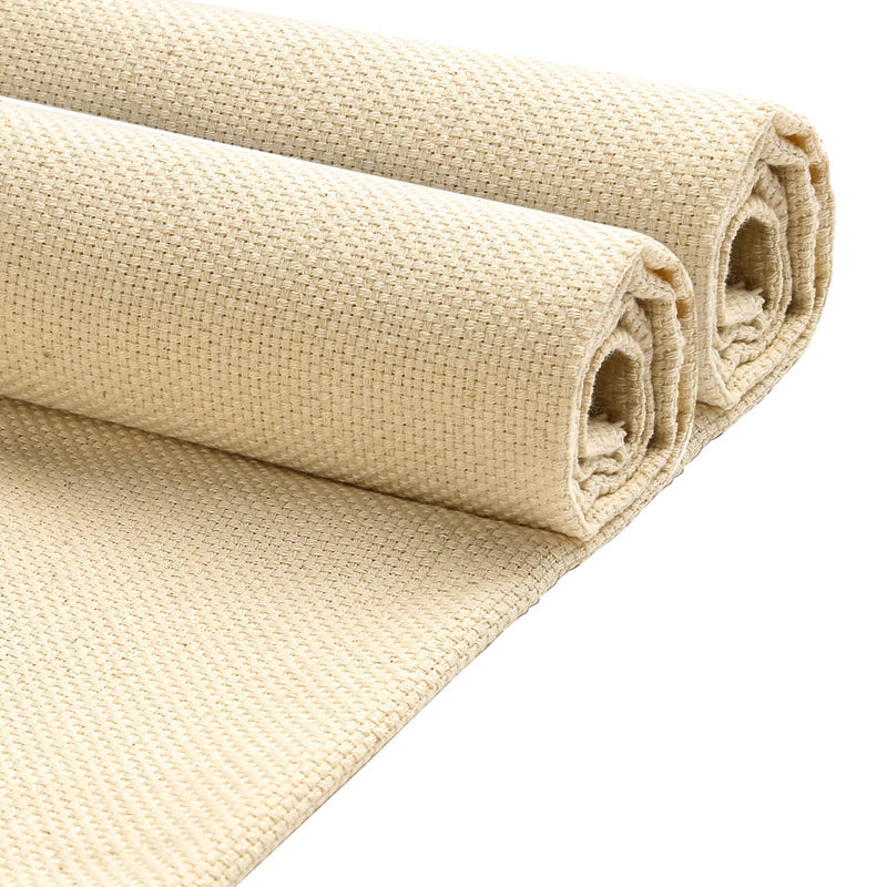 Pllieay Punch Needle Fabric, Embroidery Fabric, Monks Cloth for Punch Needle Embroidery Rug-Punch & Pinch Needle, 26.4 x 19.3 Inch 1 - NewNest Australia