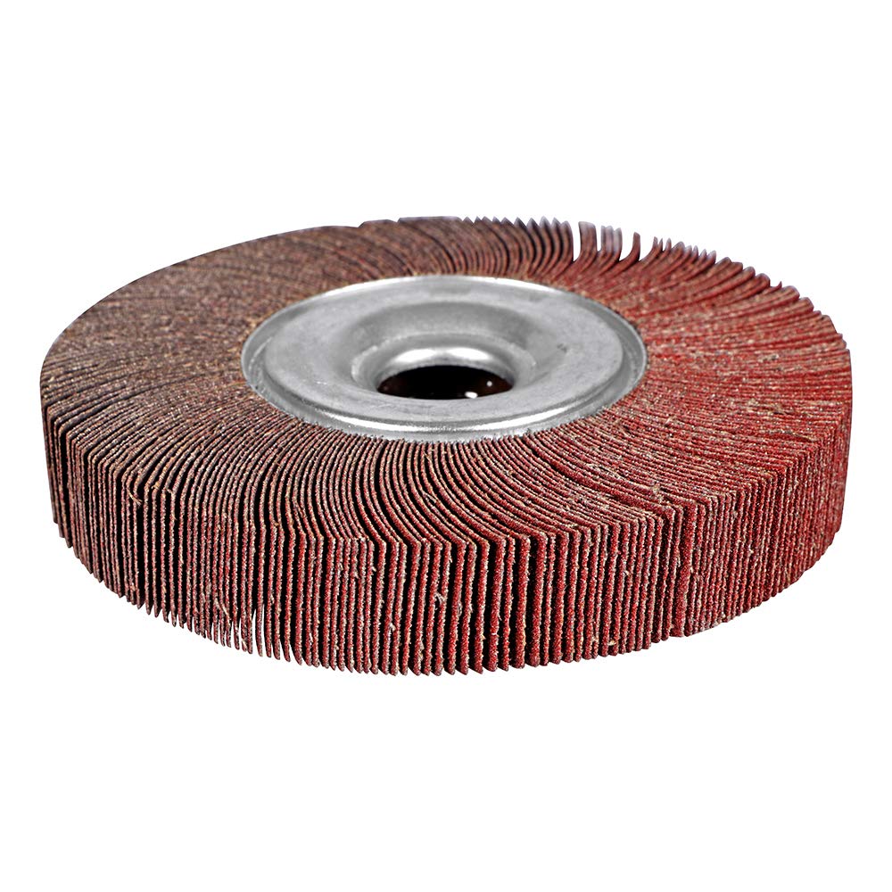 BHA Unmounted Flap Wheel for Bench Grinder, 6" x 1" x 1" (120 Grit) 120 Grit - NewNest Australia