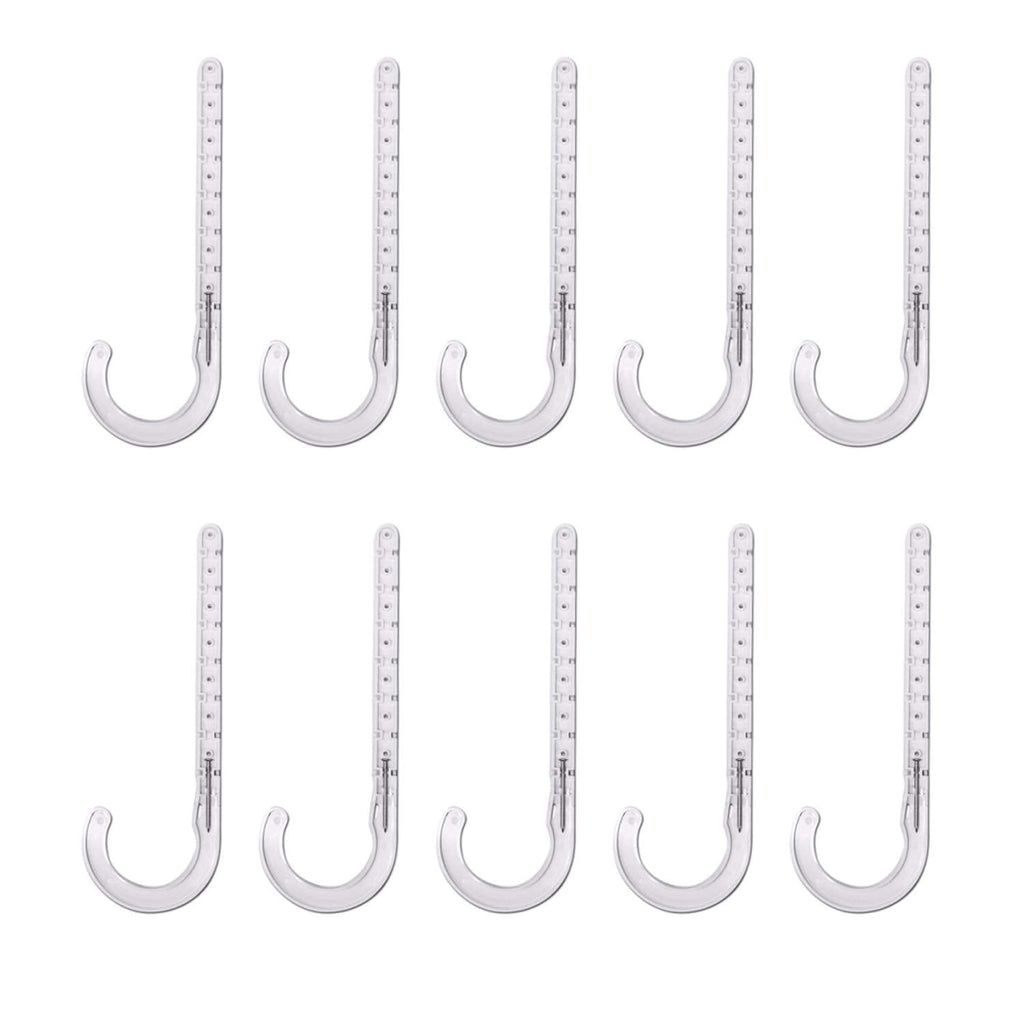 Highcraft PXJHNG112-10 PEX Support J-Hook Hanger with Nails for 1-1/2 in. Pipe, Rope, Cable Hard Plastic (10 Pack), White 1-1/2 in. - NewNest Australia