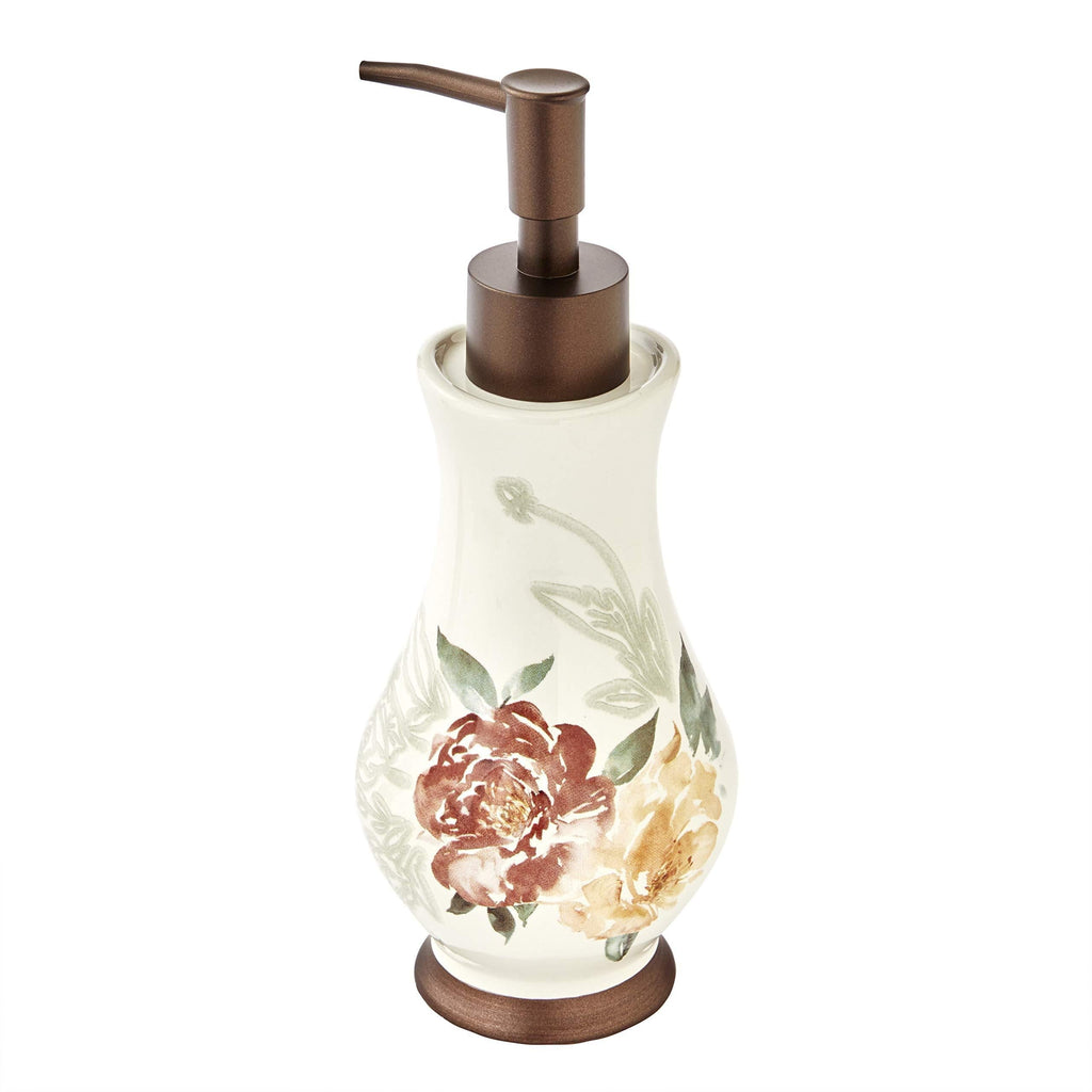 SKL HOME by Saturday Knight Ltd. Holland Floral Soap Dispenser, Natural Lotion/Soap Dispenser - NewNest Australia