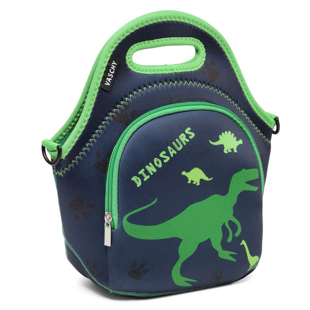 NewNest Australia - Lunch Bag for Kids,VASCHY  Insulated Neoprene Lightweight Lunch Box Bag for Children Boys and Girls School Daycare Kindergarten Dinosaur 