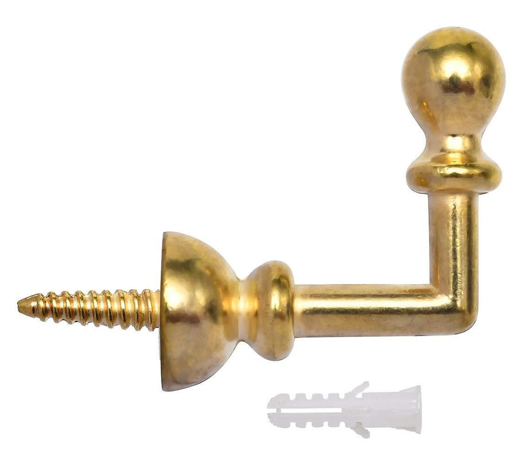 NewNest Australia - Heavy Duty Decorative Coat Hook - Great for Wall Mounted Hook Rack No Need Tool (Gold, 11Set) Gold 