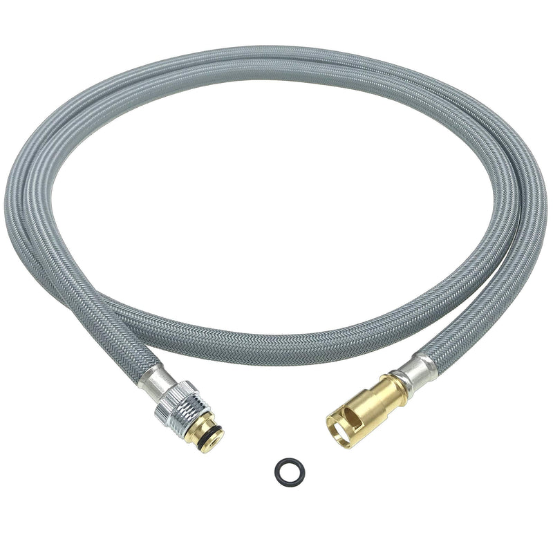 RP44647 Palo Hose Assembly for Delta Waterfall Pull-Out Kitchen Faucets 470/472/474/476 (Older Pre-2008 with Non-DST), Delta Signature Faucets Hose Replacement Part RP32527 with A New O-Ring Hose for Delta Pre-2008 Non-DST Faucets - NewNest Australia