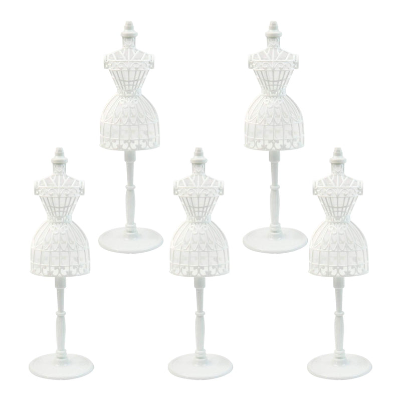 AUEAR, 5 Pack Dress Forms Cloth Gown Plastic Mannequin Display Support Holder Model Stand Accessories for Dresses - NewNest Australia