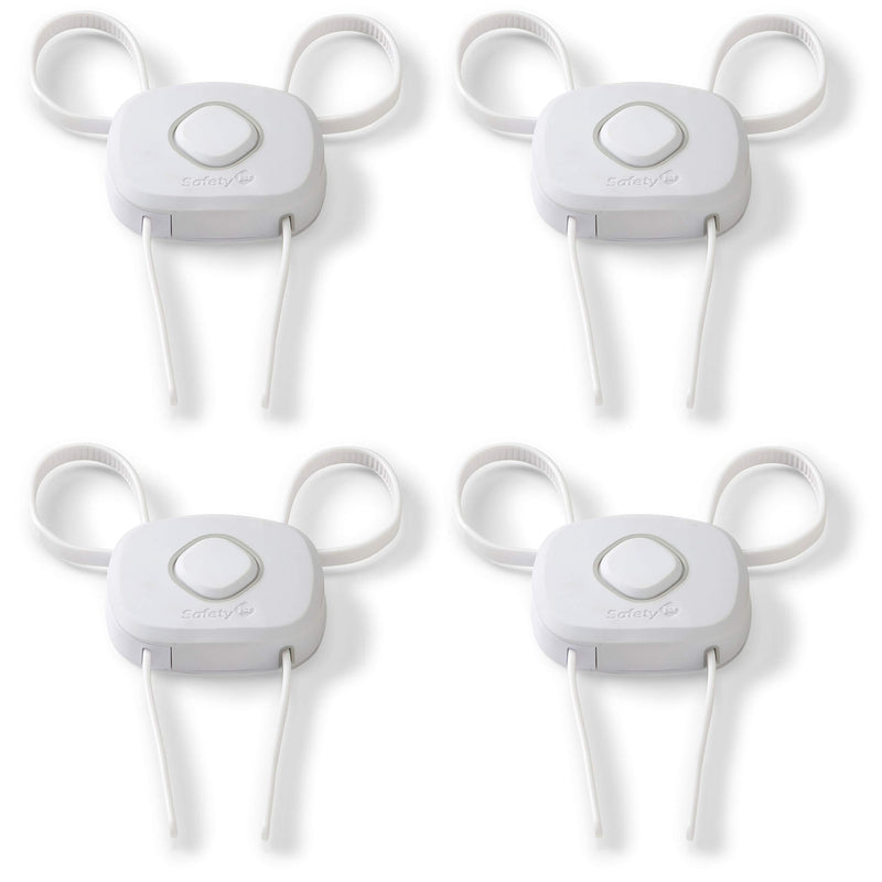 Safety 1st OutSmart Flex Lock, White, 4 Pack - NewNest Australia