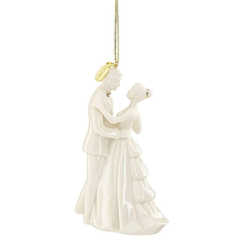 NewNest Australia - Lenox 2020 Bride & Groom Ornament, 0.45 LB, Ivory 