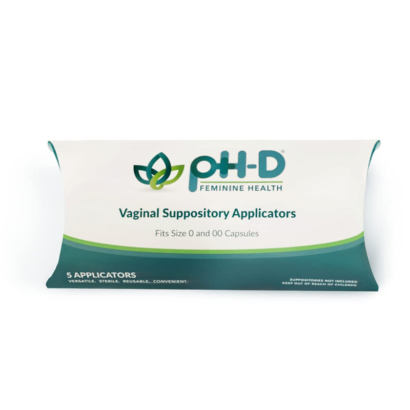 pH-D Feminine Health Support Vaginal Suppository Applicators, Ideal for Boric Acid Suppositories, Reusable, Fits Most Vaginal Suppositories, Made in The USA, 5 Count - NewNest Australia