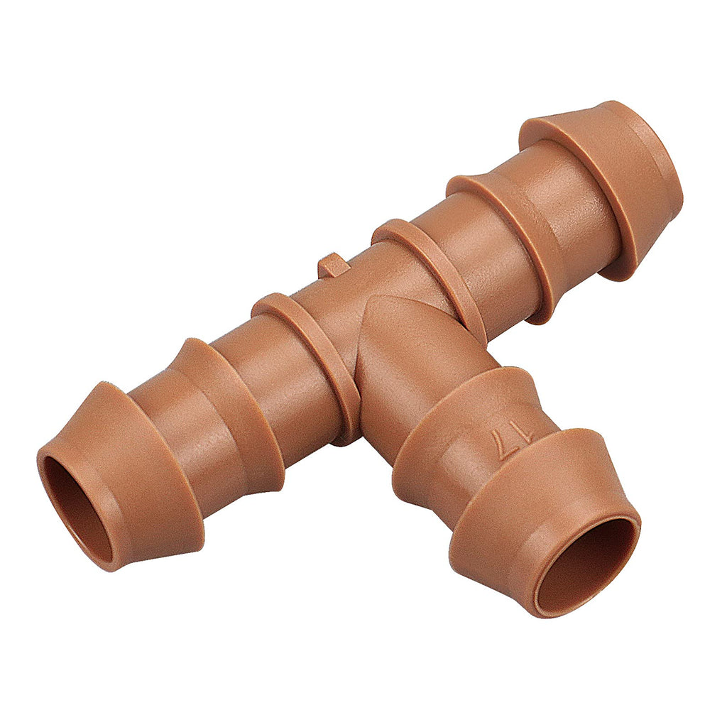 iMopo 21-Pack Drip Irrigation Universal Barbed Tee Fitting, Barbed Connectors for 1/2" Drip Tubing 21P-Tees - NewNest Australia