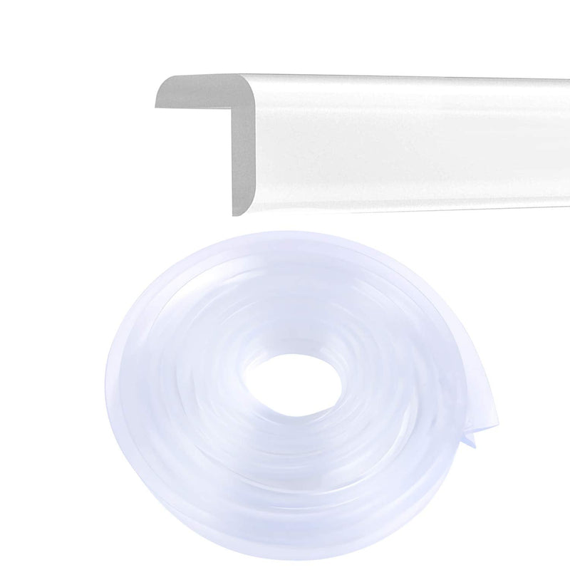 Corner Guards Furniture Edge Protectors Transparent Soft Silicone Bumper Strip Clear Edge Corner Cushion 20ft(6m) with Double-Sided Tape for Tables,Household 6m - NewNest Australia
