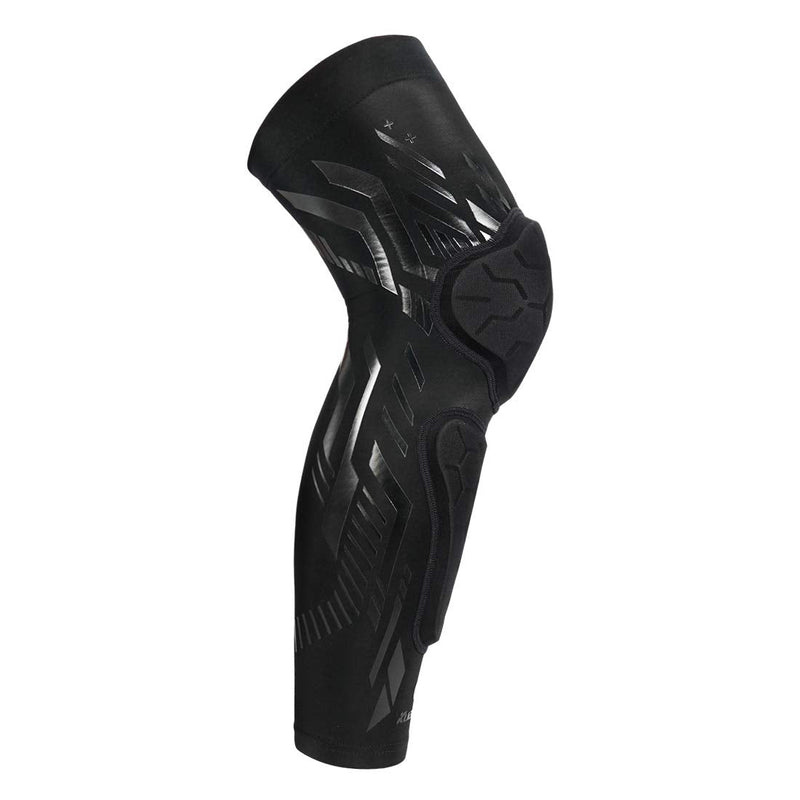 Kuangmi Knee Pad Compression Leg Sleeve Soft Shin Guard for Basketball, Wrestling, Soccer, Volleyball, Sports, Daily Support- 1 Piece (L, Black) Large - NewNest Australia