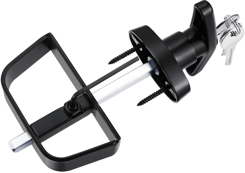 QANVEE Shed Door Latch T-Handle Lock Kit with 4 Keys,Storage Barn Shed Door Hardware Lock Set 4½" and 5½" Stem 4-1/2 Inch Stem - NewNest Australia