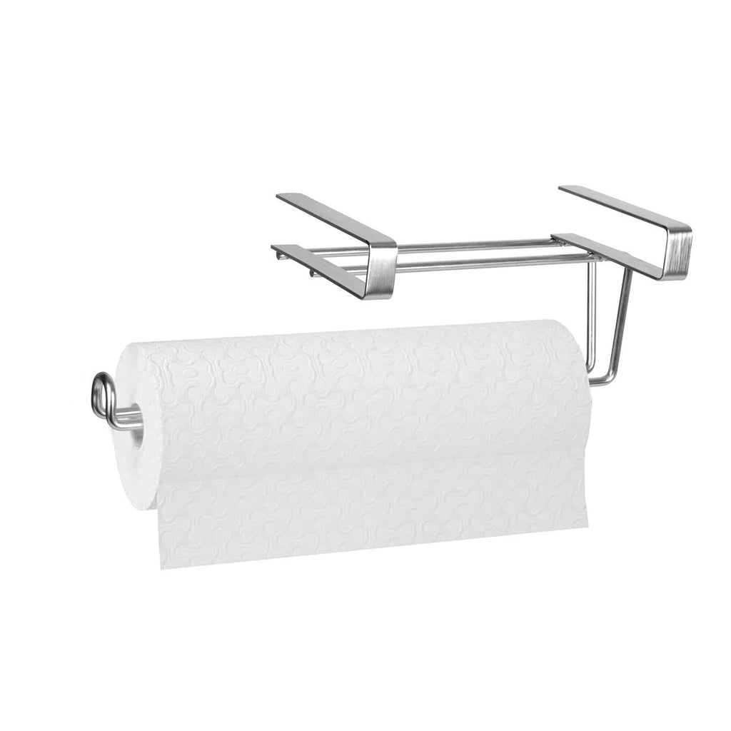 NewNest Australia - Stainless Steel Paper Towel Holder JSVER Under Cabinet Paper Towel Holder, Kitchen Towel Holder Modern Hanging No Drilling paper towel holder countertop for Kitchen, Pantry, Utility Room 