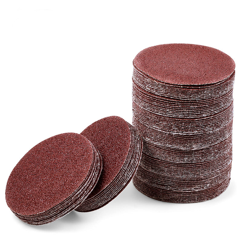 LEONTOOL Sanding Discs 3 Inch 40 Grit Hook and Loop Sandpaper 100Pcs Sanding Pad NO-Hole Aluminum Oxide Random Orbital Sander 40# - NewNest Australia