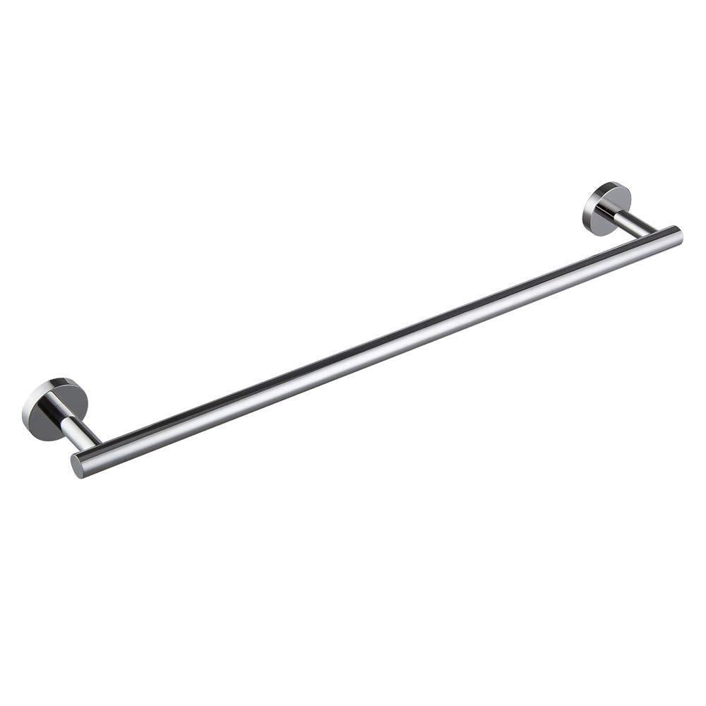 NANA 24-Inch Bath Towel Bar SUS 304 Stainless Steel Towel Holder Modern Bathroom Accessories Wall Mounted, Polished Finish BM8660-G - NewNest Australia