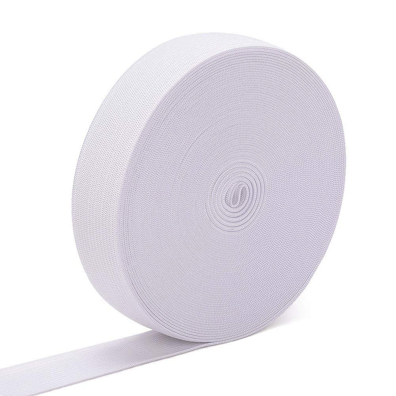 Airisoer Elastic Bands for Sewing 1 Inch 32 Yards White Knit Elastic Spool High Elasticity - NewNest Australia