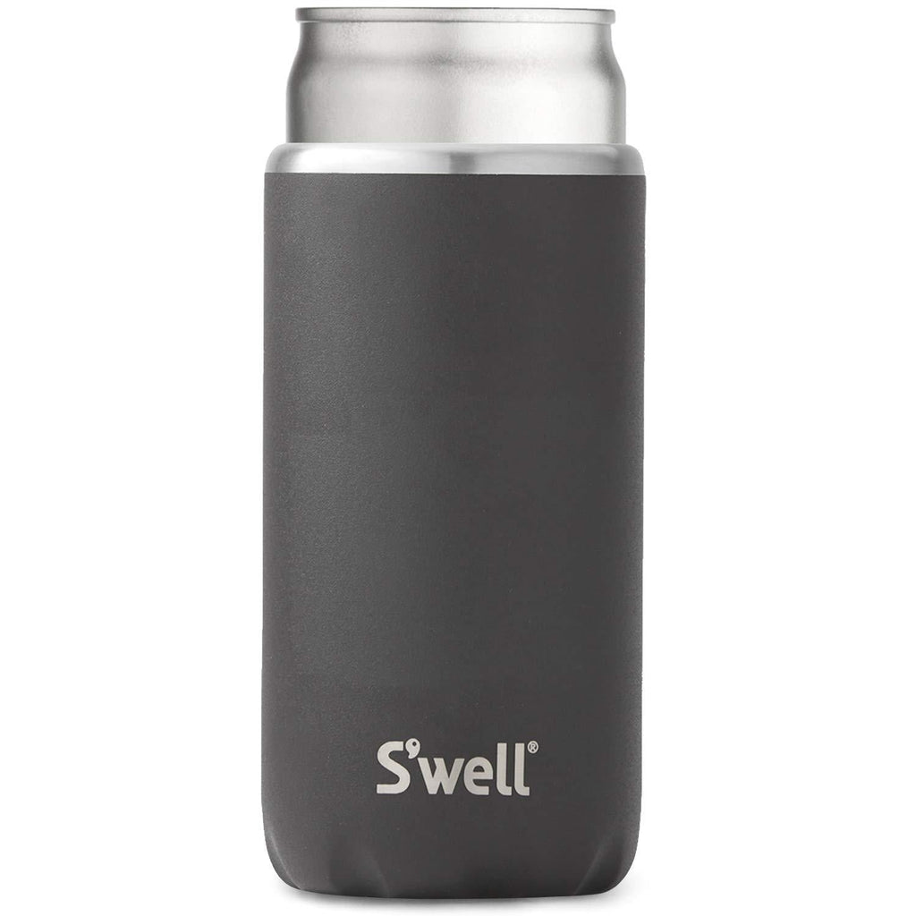 NewNest Australia - S'well Stainless Steel Chiller-Onyx-Fits 12oz Cans and Slim Bottles Triple-Layered Vacuum-Insulated Keeps Drinks Cool and Hot for Longer-Dishwasher-Safe BPA-Free for Travel 