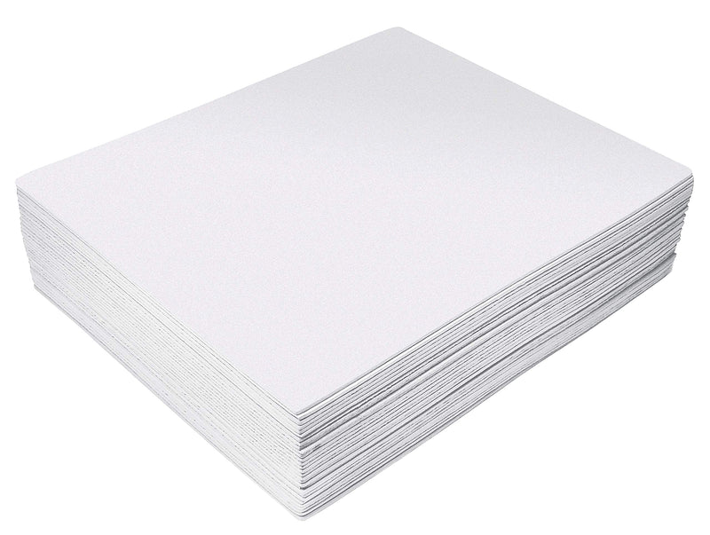 White EVA Foam Sheets, 30 Pack, 2mm Thick, 9 x 12 Inch, by Better Office Products, White Color, for Arts and Crafts, 30 Sheets Bulk Pack - NewNest Australia