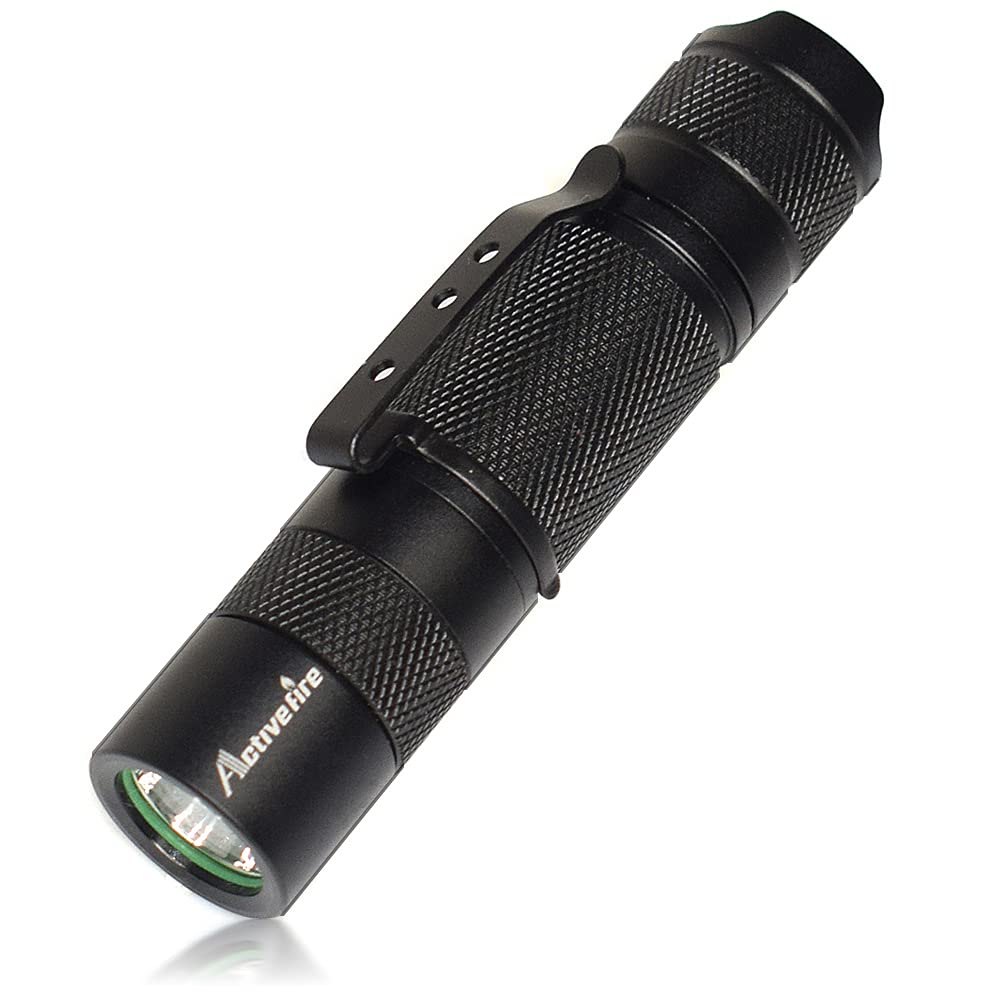 Activefire Mini AA Pocket Flashlight,Super Bright Lumens waterproof keychain LED Torch,Handheld Flashlights with Clip,Powered by AA or 14500 Batteries,Bright Led Light,for Night Read and Emergency - NewNest Australia