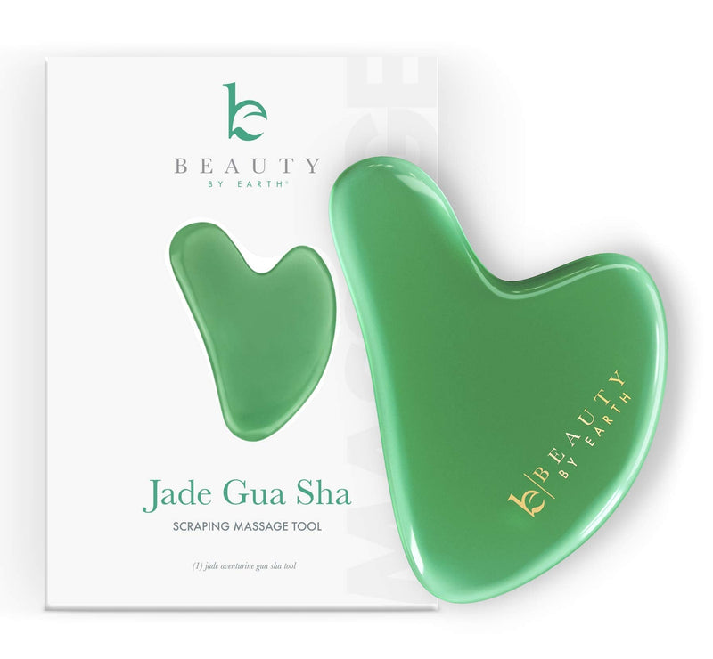 Gua Sha Facial Tools - Guasha Tool for Face, Jade Gua Sha Stone Face Massager, Face Sculpting Tool, Gua Sha Massage Tool as Jawline Sculptor, Gua Sha Jade Face Stone, Guasha Stone Face Massage Tools - NewNest Australia